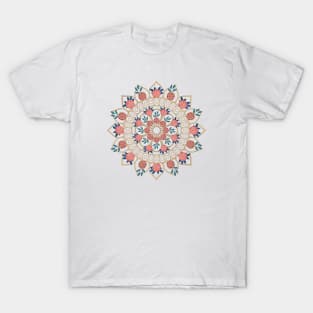 Rosh Hashana, Shana Tova! Pomegranate Mandala for Jewish New Year T-Shirt